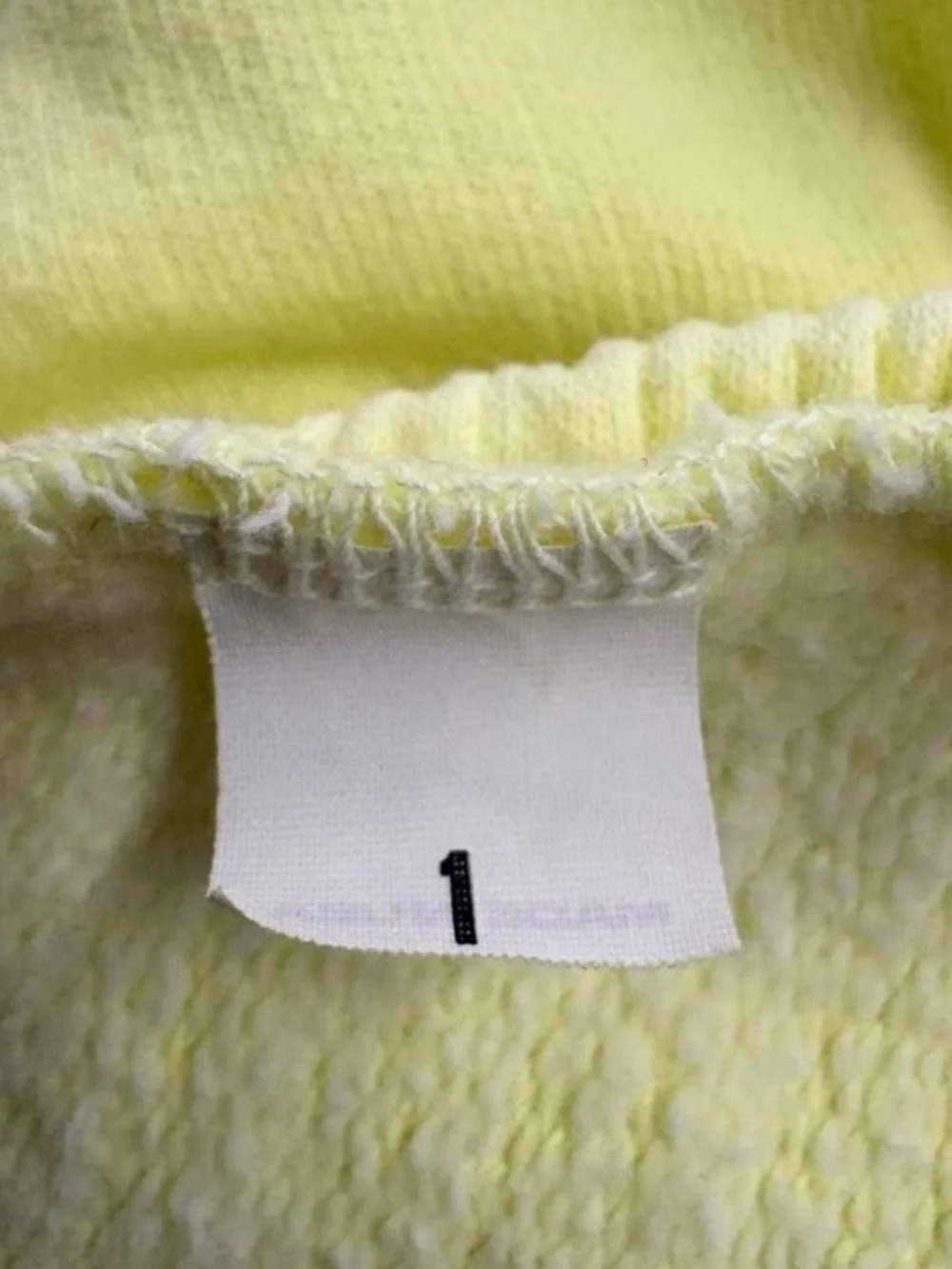 NEW YEEZY SAMPLE NEON GREEN SP-06 CUFFED SWEATPANTS SIZE 1
